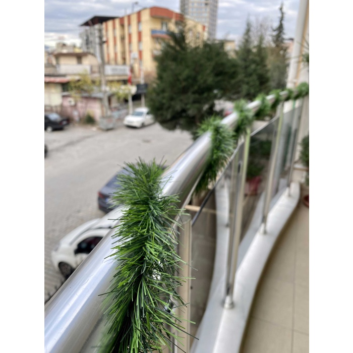 5 Metre Garland, Bahçe Balkon Duvar Süsü, Yapay Çim Garland