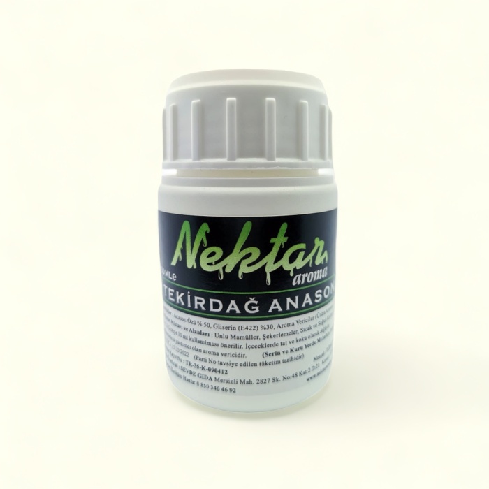 Tekirdağ Anason Yağı, Rakı Aroması 50 ml Pet (TKRDG), Rakı Kiti Hazır Karışım (Mrn)