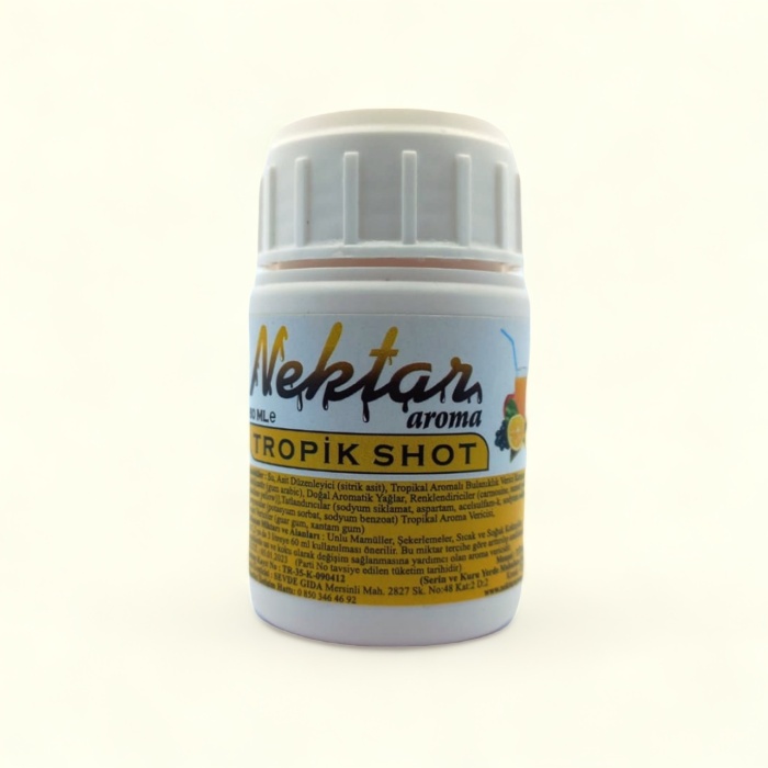 Tropik Shot Votka Likör Aroması 60 ml Pet, Özel Seri Shot Aroma Kiti MRN