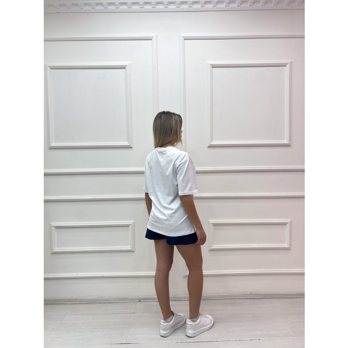 CALİFORNİA AYI BASKILI OVERSIZE TSHIRT