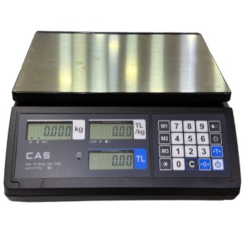 Cas Er Jr Set üstü Terazi 30 Kg Bilgisayar Bağlantılı