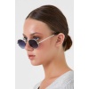 Siyah Retro Özel Tasarım Elips Unisex Model Güneş Gözlüğü