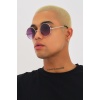 ModaLucci ML 46 Yuvarlak Siyah Unisex Güneş Gözlüğü