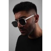 Modalucci Yeni Sezon Şeffaf Siyah Cam Unisex Güneş Gözlüğü