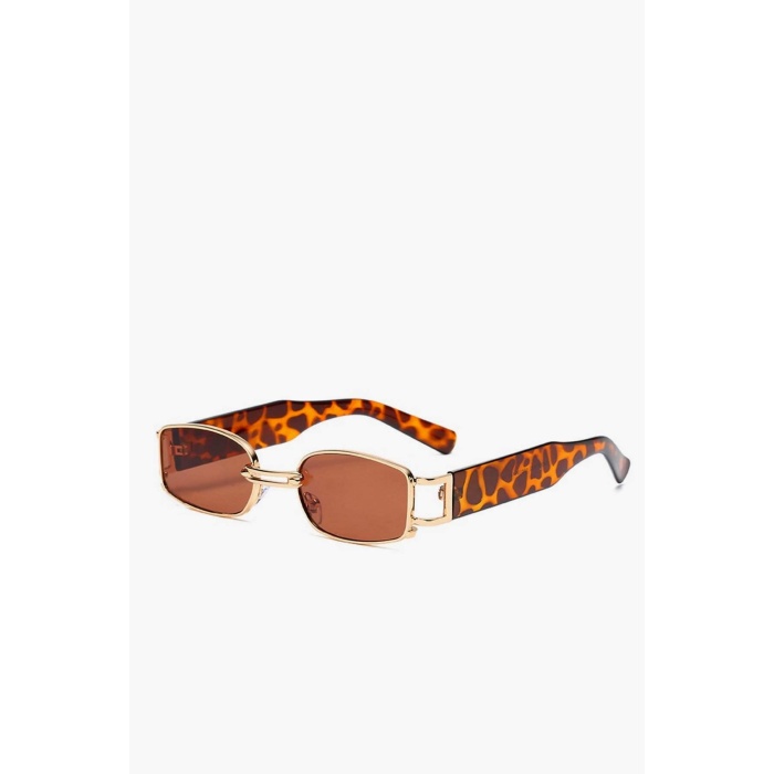 ModaLucci Tasarım Vintage Leopar Kadın Güneş Gözlüğü