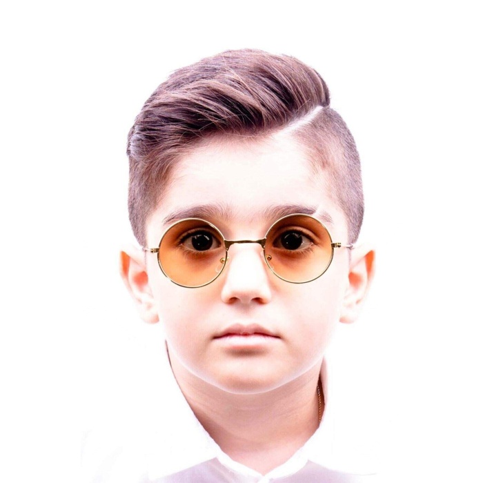 ModaLucci Unisex Çocuk Kahve Güneş Gözlüğü