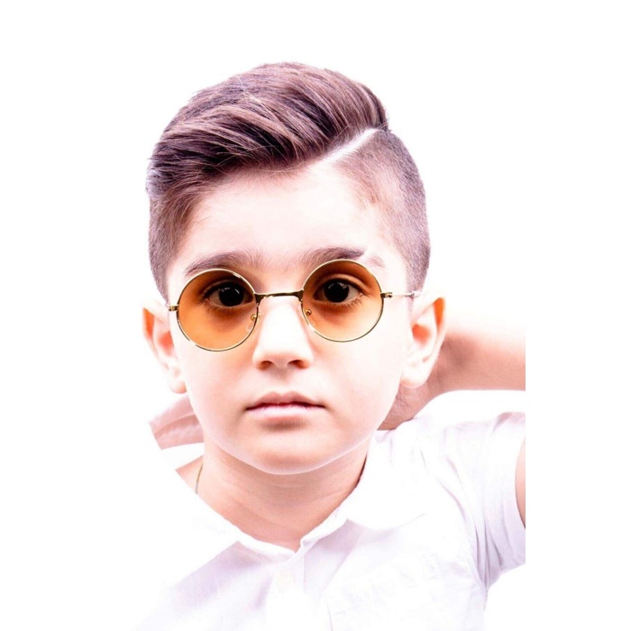 ModaLucci Unisex Çocuk Kahve Güneş Gözlüğü