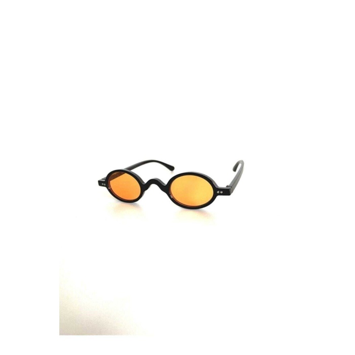 ModaLucci Unisex Güneş Gözlüğü MAVİ SİYAH TURUNCU CAM ÜÇLÜ