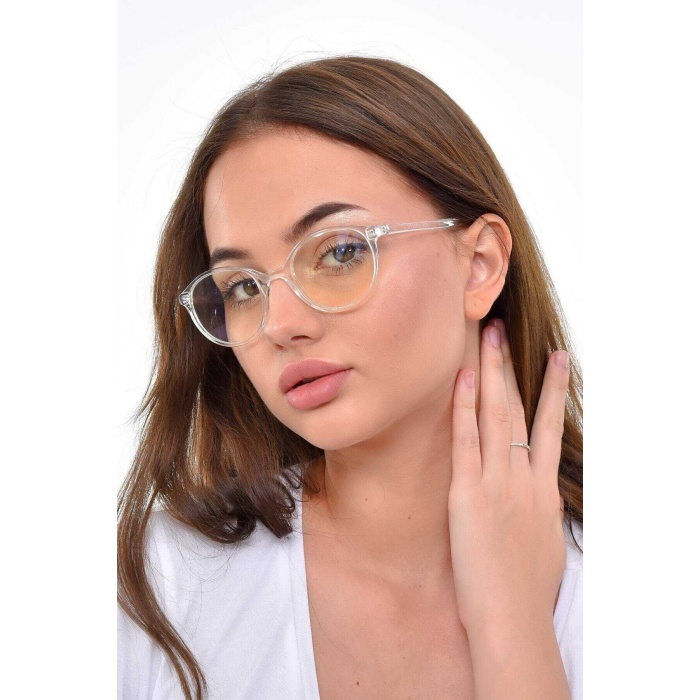 ModaLucci Unisex Şeffaf Güneş Gözlüğü