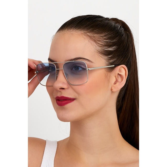 Reynmen Unisex Pilot Model Güneş Gözlüğü Mavi