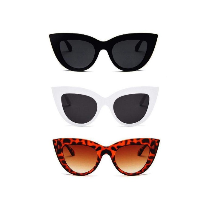 Kadın Cat Eye 3 Lü Set Güneş Gözlüğü