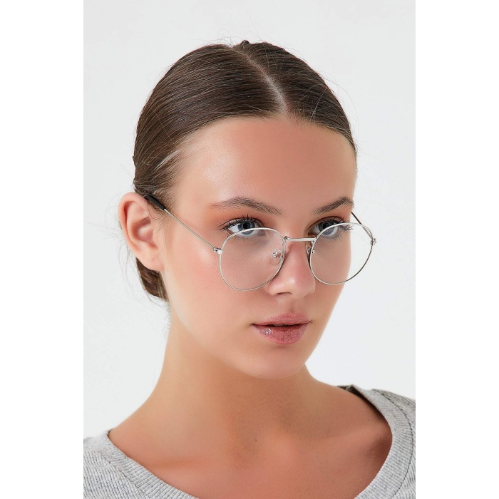 Unisex Güneş Gözlüğü RND0G Gümüş Şeffaf