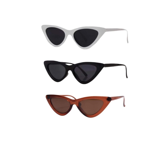 3 Lü Set Unisex Kombin Güneş Gözlüğü