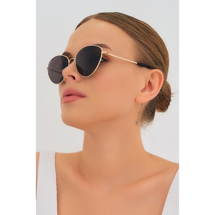 ModaLucci ML 41 Cat Eye Siyah Altın Kadın Güneş Gözlüğü