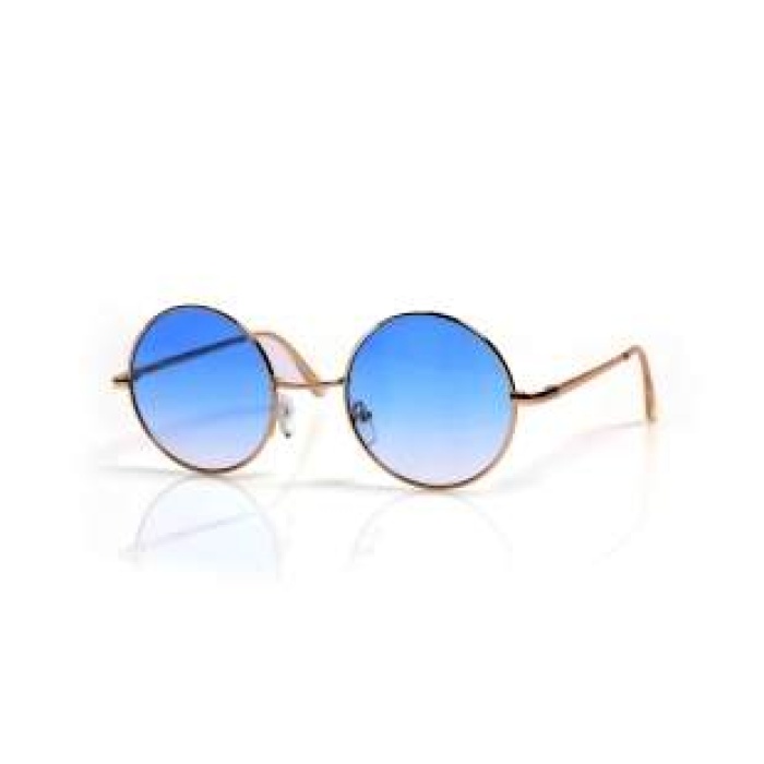 ModaLucci ML 46 Yuvarlak Mavi Unisex Güneş Gözlüğü