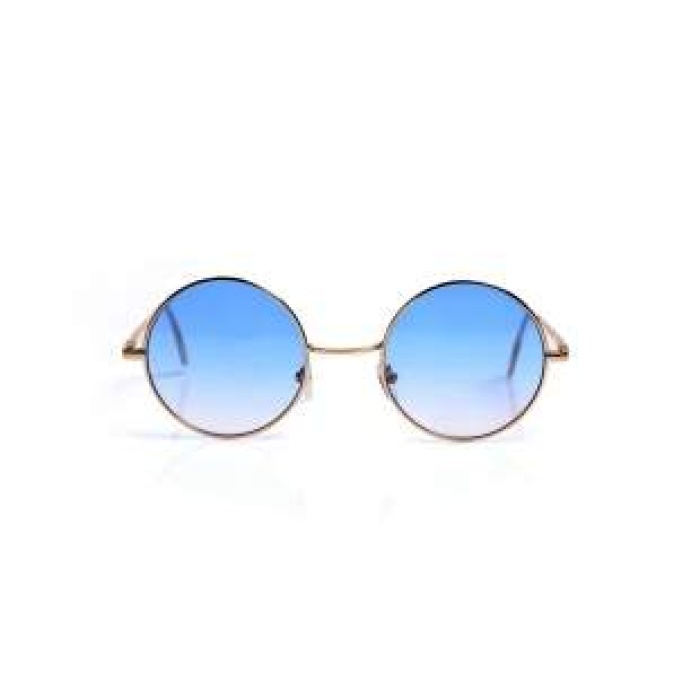 ModaLucci ML 46 Yuvarlak Mavi Unisex Güneş Gözlüğü