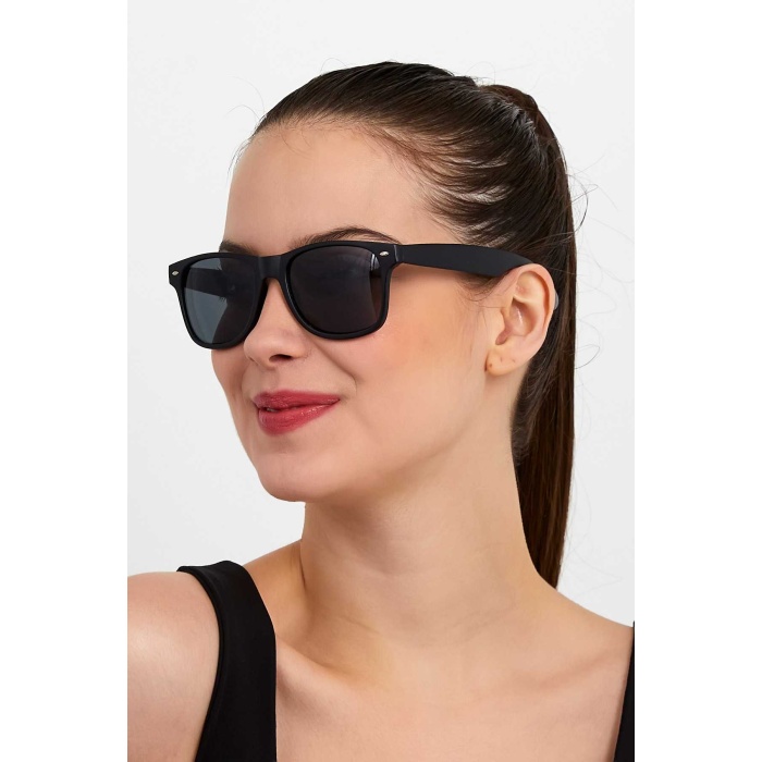 ModaLucci ML 97 Wayfarer Mat Siyah Unisex Güneş Gözlüğü