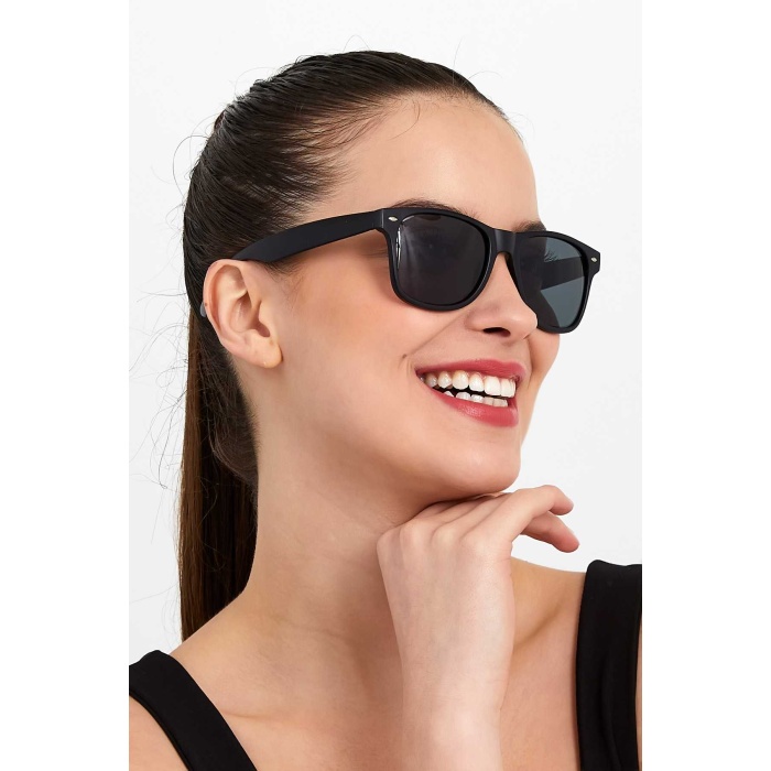 ModaLucci ML 97 Wayfarer Mat Siyah Unisex Güneş Gözlüğü