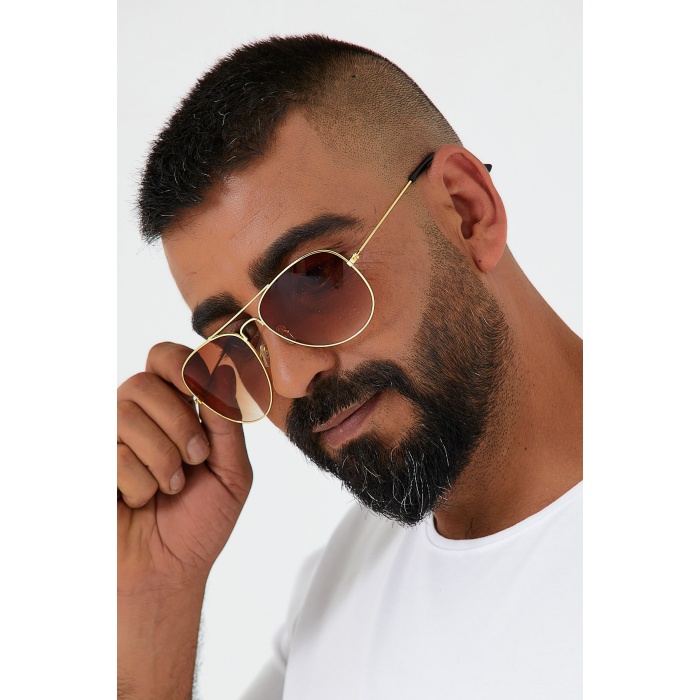 ModaLucci ML 02 Damla Kahverengi Unisex Güneş Gözlüğü