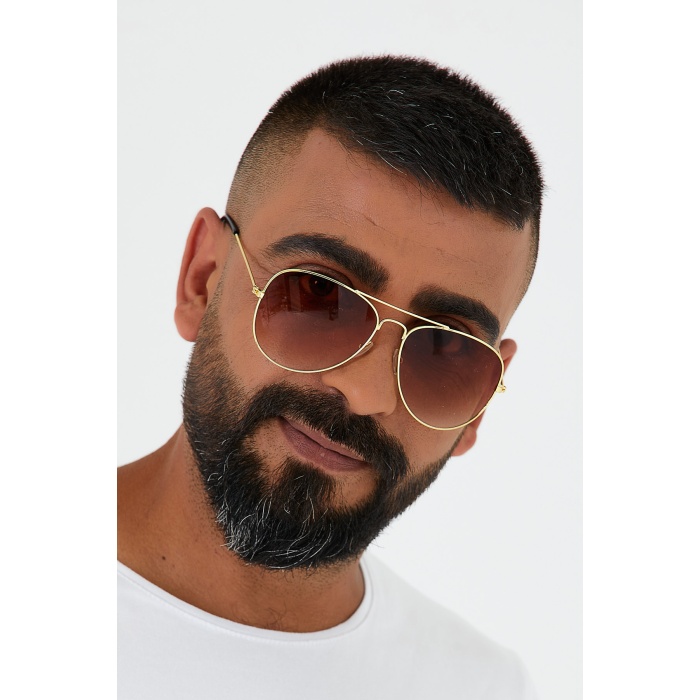 ModaLucci ML 02 Damla Kahverengi Unisex Güneş Gözlüğü