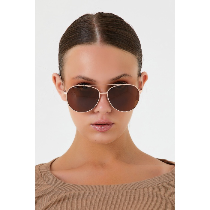 ModaLucci ML 01 Damla Polarized Kahverengi Unisex Güneş Gözlüğü