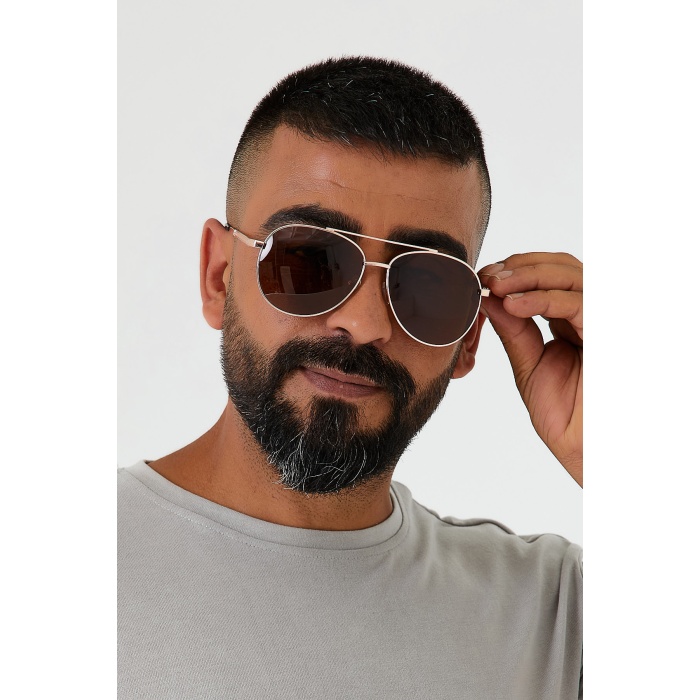 ModaLucci ML 01 Damla Polarized Kahverengi Unisex Güneş Gözlüğü