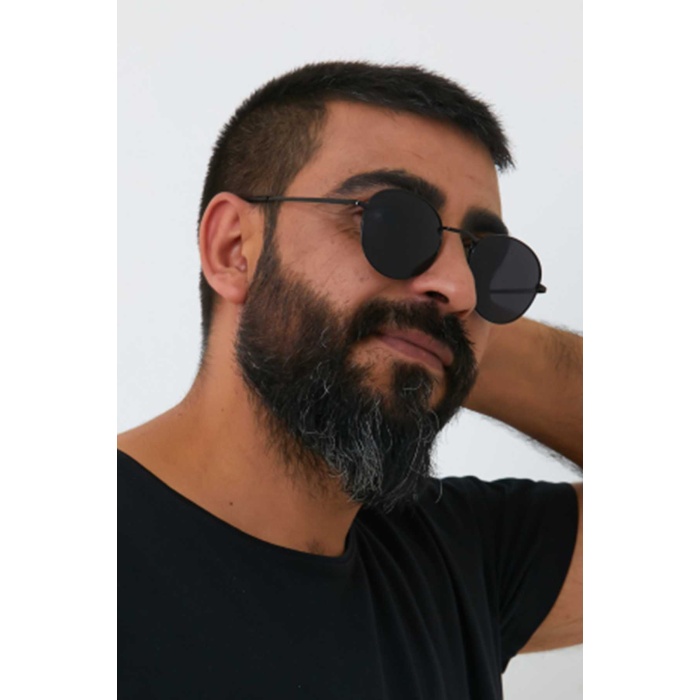 ModaLucci ML 09 Round Unisex Füme Güneş Gözlüğü
