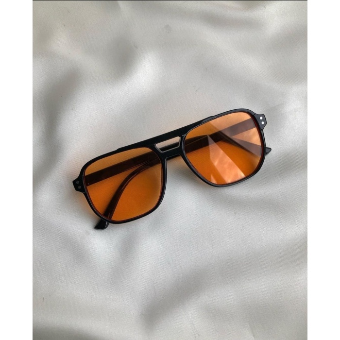 Modalucci Yeni Sezon Turuncu Camlı Unisex Güneş Gözlüğü