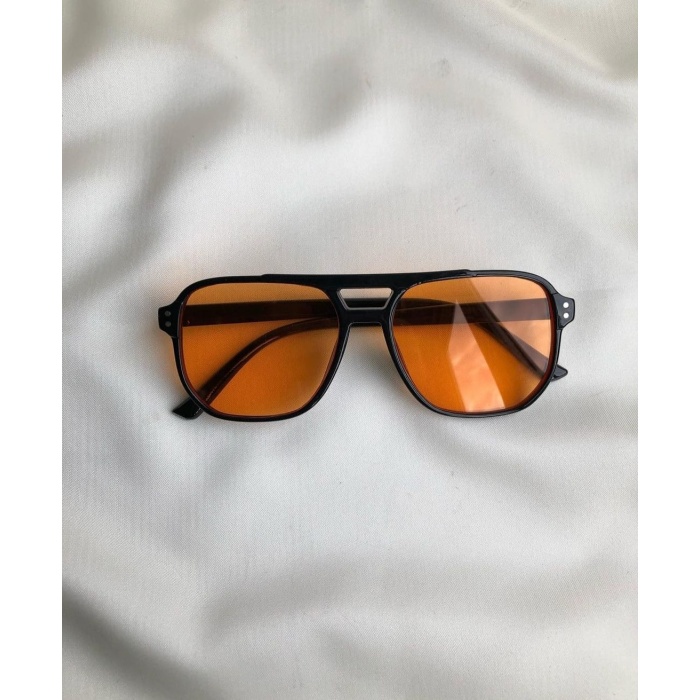 Modalucci Yeni Sezon Turuncu Camlı Unisex Güneş Gözlüğü