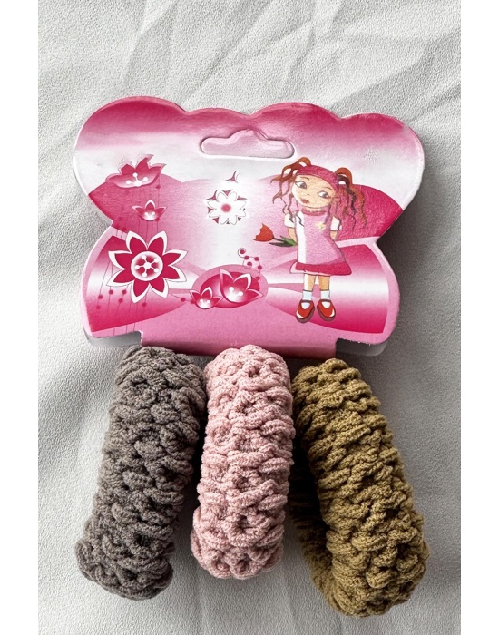 3lü Karışık Renk Havlu Toka
