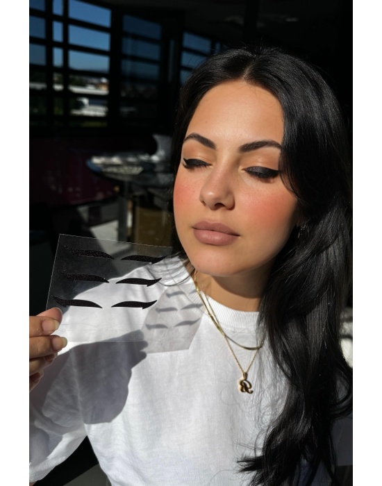 Kendinden Yapışkanlı Sticker Glitter Eyeliner 4 Çift