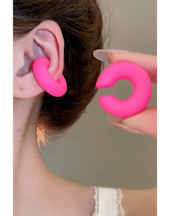 Pembe Renk Ear Cuff (Çift)