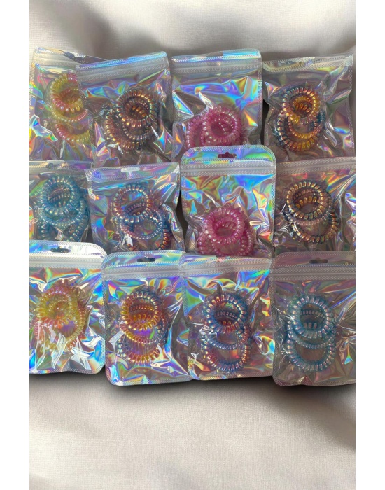 12li Karışık Renk Helezon Toka Set
