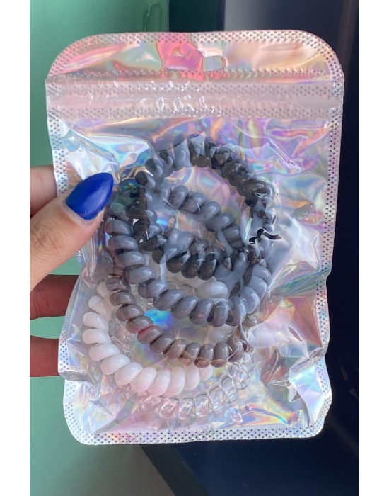 5li Karışık Renk Helezon Toka Set