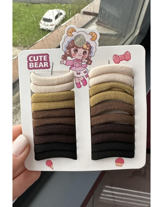 20li Karışık Renk Havlu Toka Set