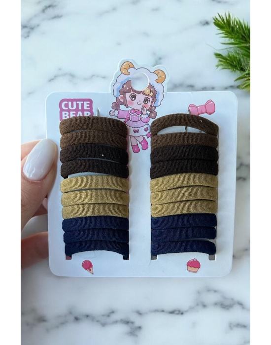 20li Karışık Renk Havlu Toka Set