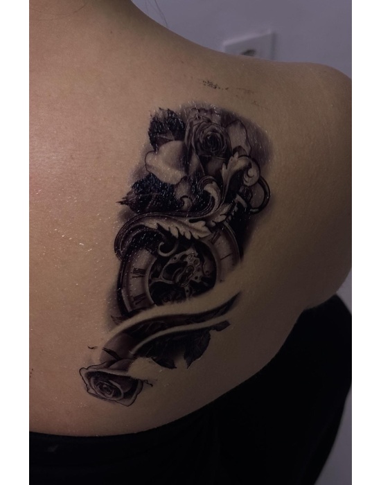 Geçici Karışık Figürlü Dövme Tattoo