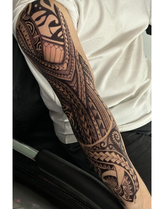 Geçici Tribal Figürlü Dövme Tattoo