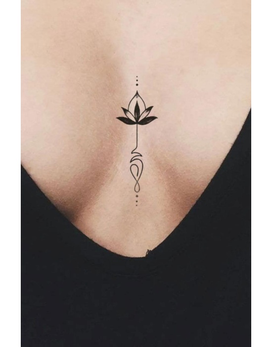 Geçici Çiçek Figürlü Mini Dövme Tattoo