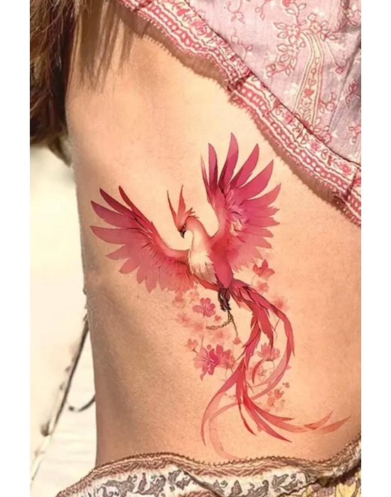 Geçici Kuş Figürlü Dövme Tattoo