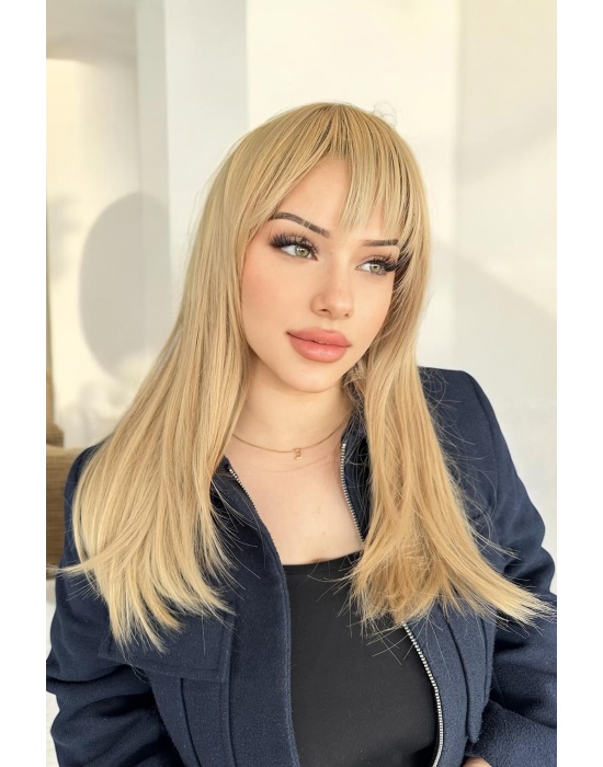 Bal Köpüğü Renk Kahkül Detaylı Katlı Kesimli Peruk