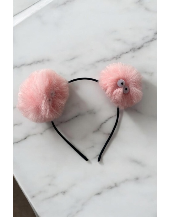 Pembe Renk Canavar Figürlü Çocuk Taç