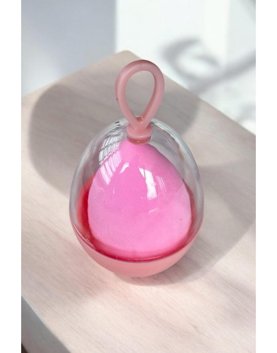 Pembe Renk Kutulu Makyaj Süngeri