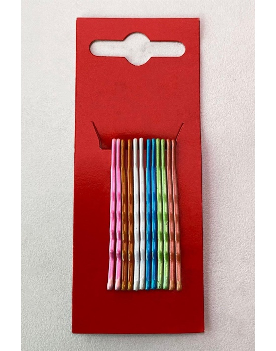 Karışık Renk Tel Toka Set