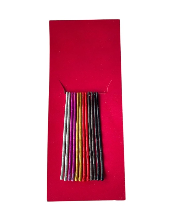 Karışık Renk 12li Tel Toka Set
