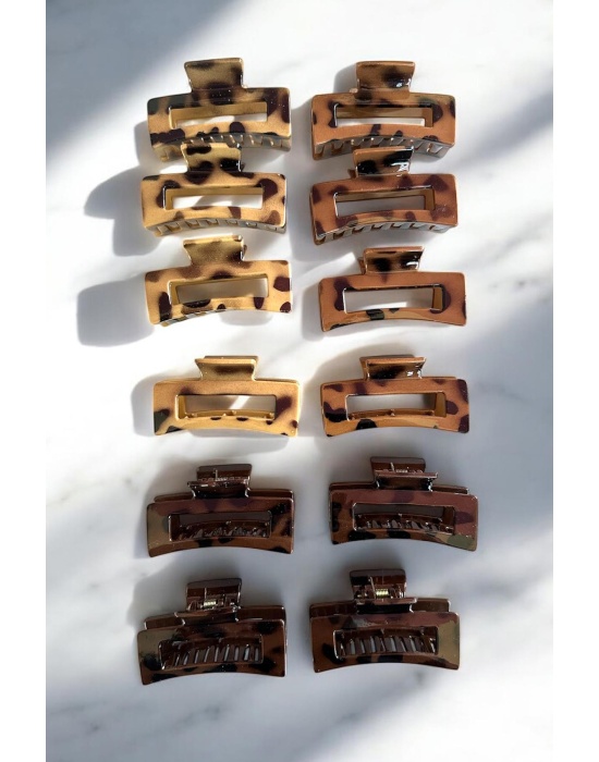 12li Karışık Renk Mandal Toka Set