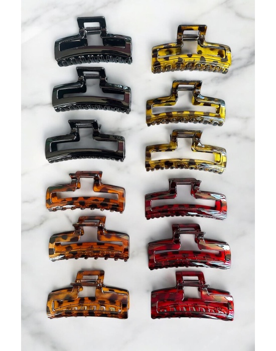 12li Karışık Renk Mandal Toka Set