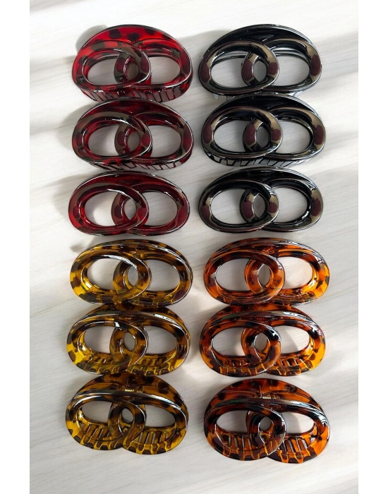 12li Karışık Renk Mandal Toka Set
