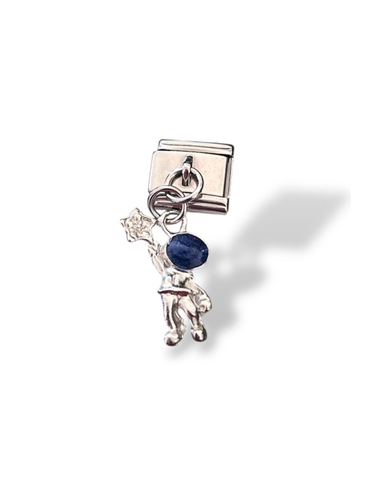 Gümüş Renk Astronot Figürlü Çelik Nomination Charm (Tek)