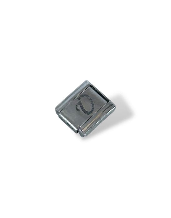 Gümüş Renk Ü Harfli Çelik Nomination Charm (Tek)